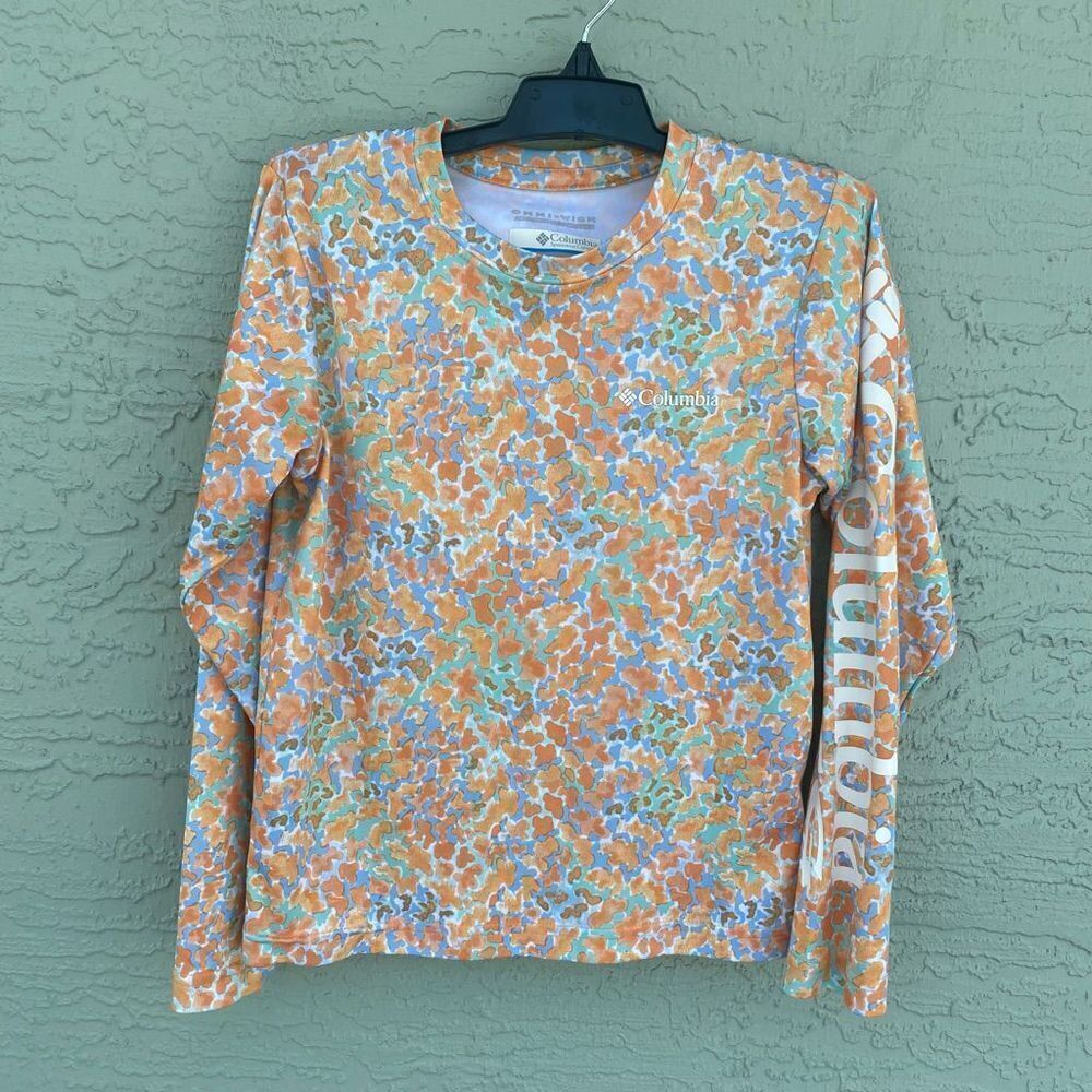 Columbia PFG Sz XS (6/7) Swim Fishing Long Sleeve Shirt